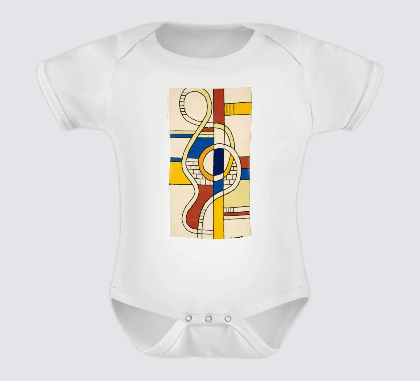 Abstract Composition Kurzarm Babybody von Harmony Gallery