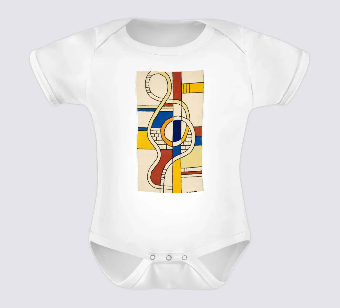 Abstract Composition Kurzarm Babybody von Harmony Gallery