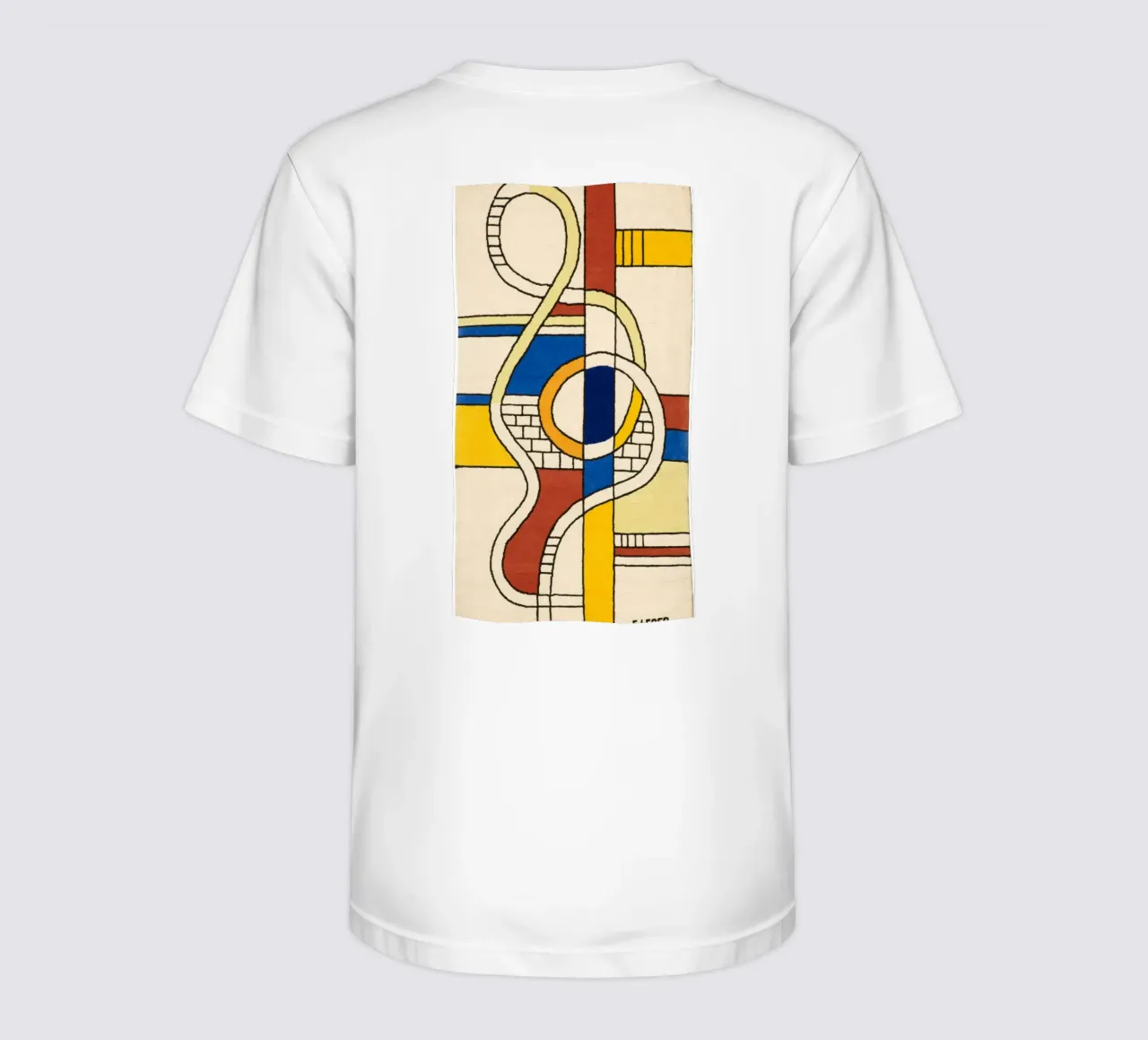 Abstracte samenstelling kinder t-shirt van Harmony Gallery