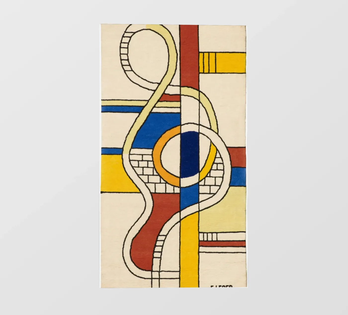 Abstrakte Komposition PVC Plane von Harmony Gallery