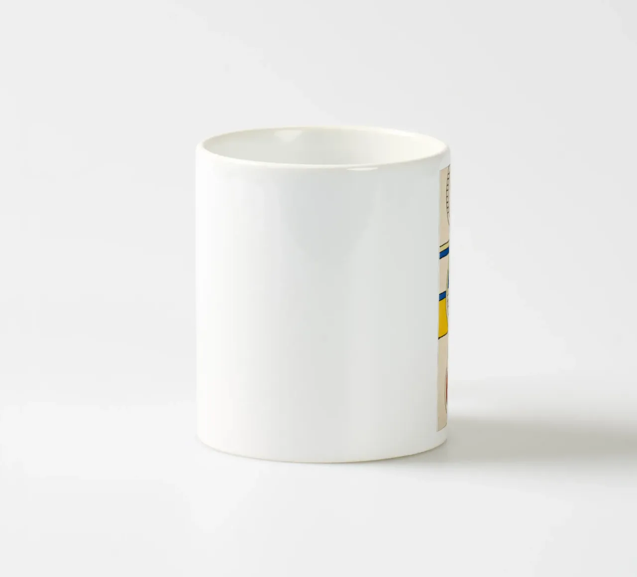 Abstract Composition ceramic mug by Harmony Gallery