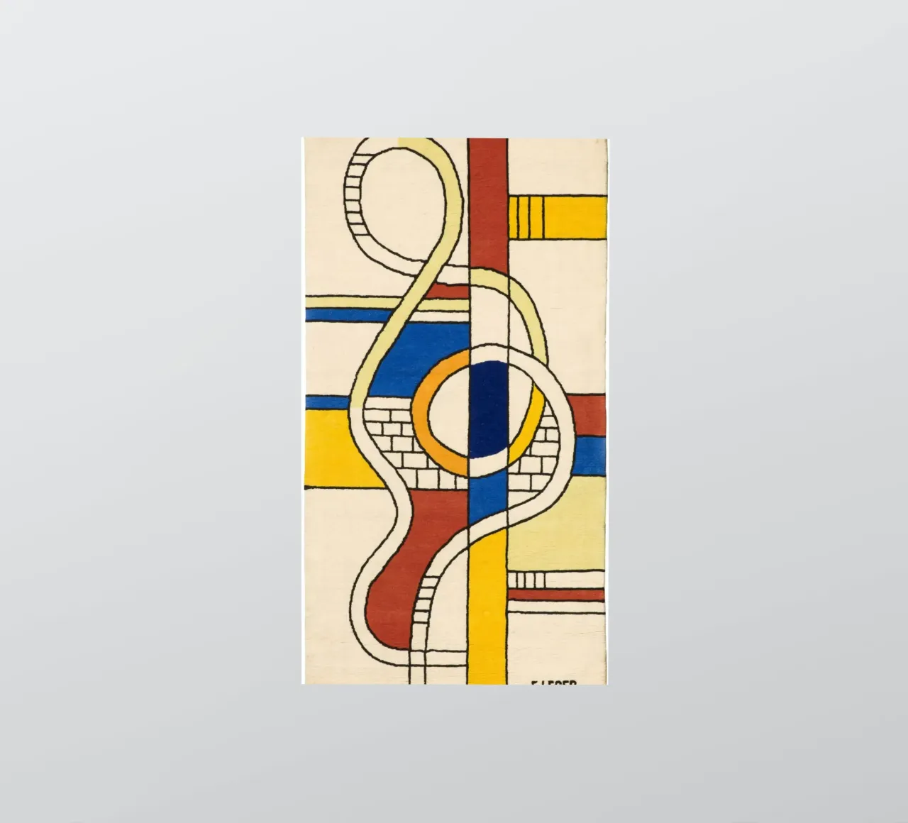 Abstract Composition sticker by Harmony Gallery