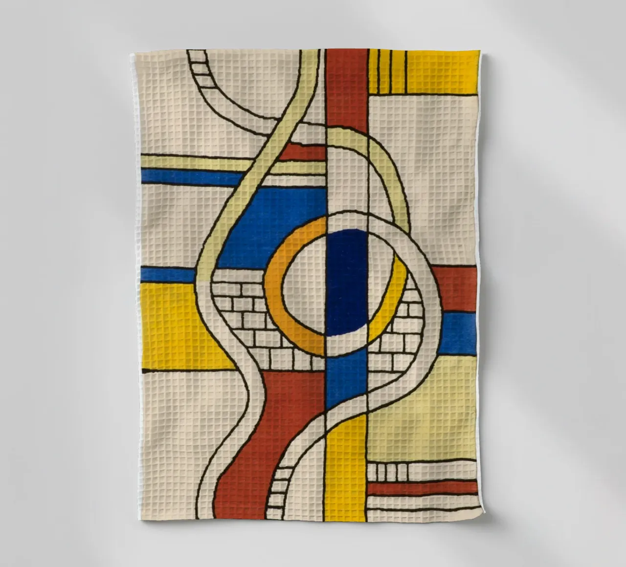 Composition abstraite torchon de Harmony Gallery