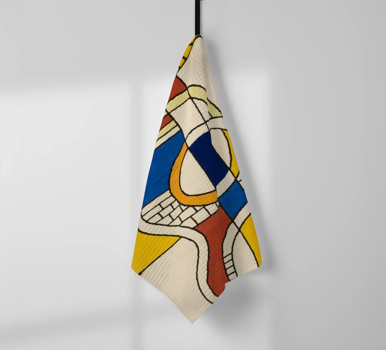 Composition abstraite torchon de Harmony Gallery