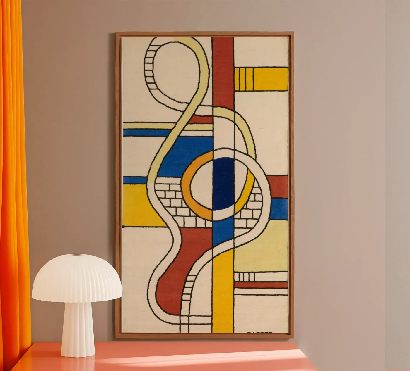 Abstract Composition panneau forex de Harmony Gallery