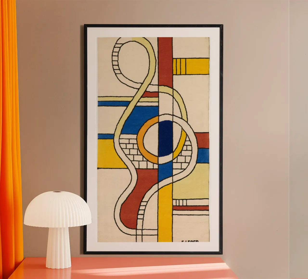 Composition abstraite poster de Harmony Gallery