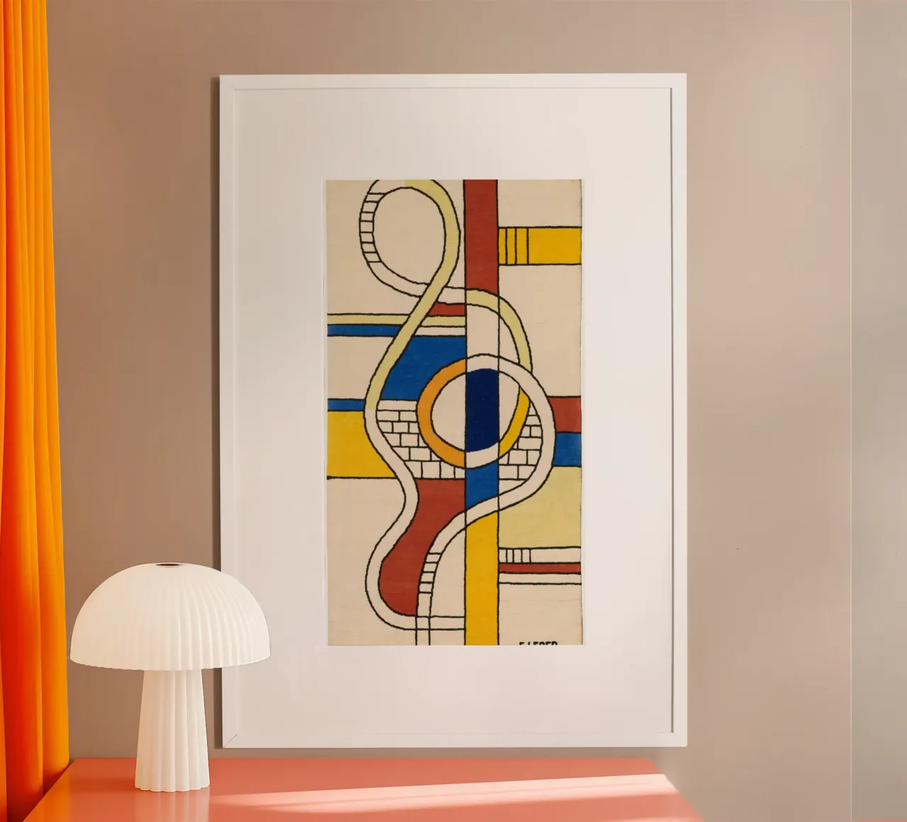 Composition abstraite poster de Harmony Gallery