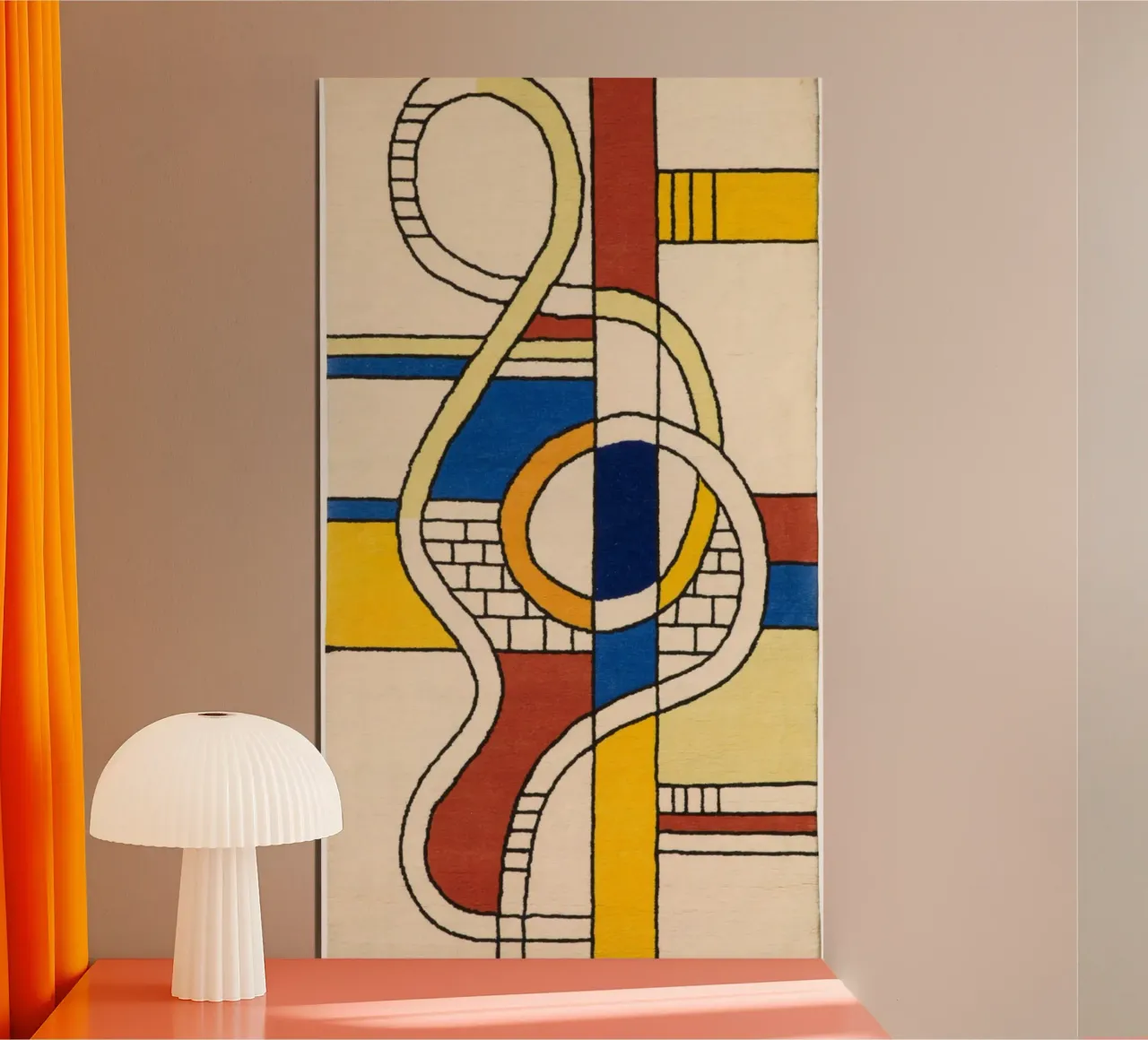 Composition abstraite poster de Harmony Gallery