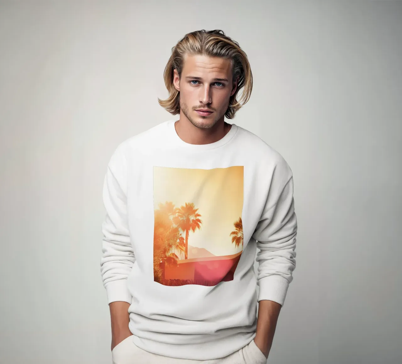 Palm Spring felpa da Affiches Minimalistes