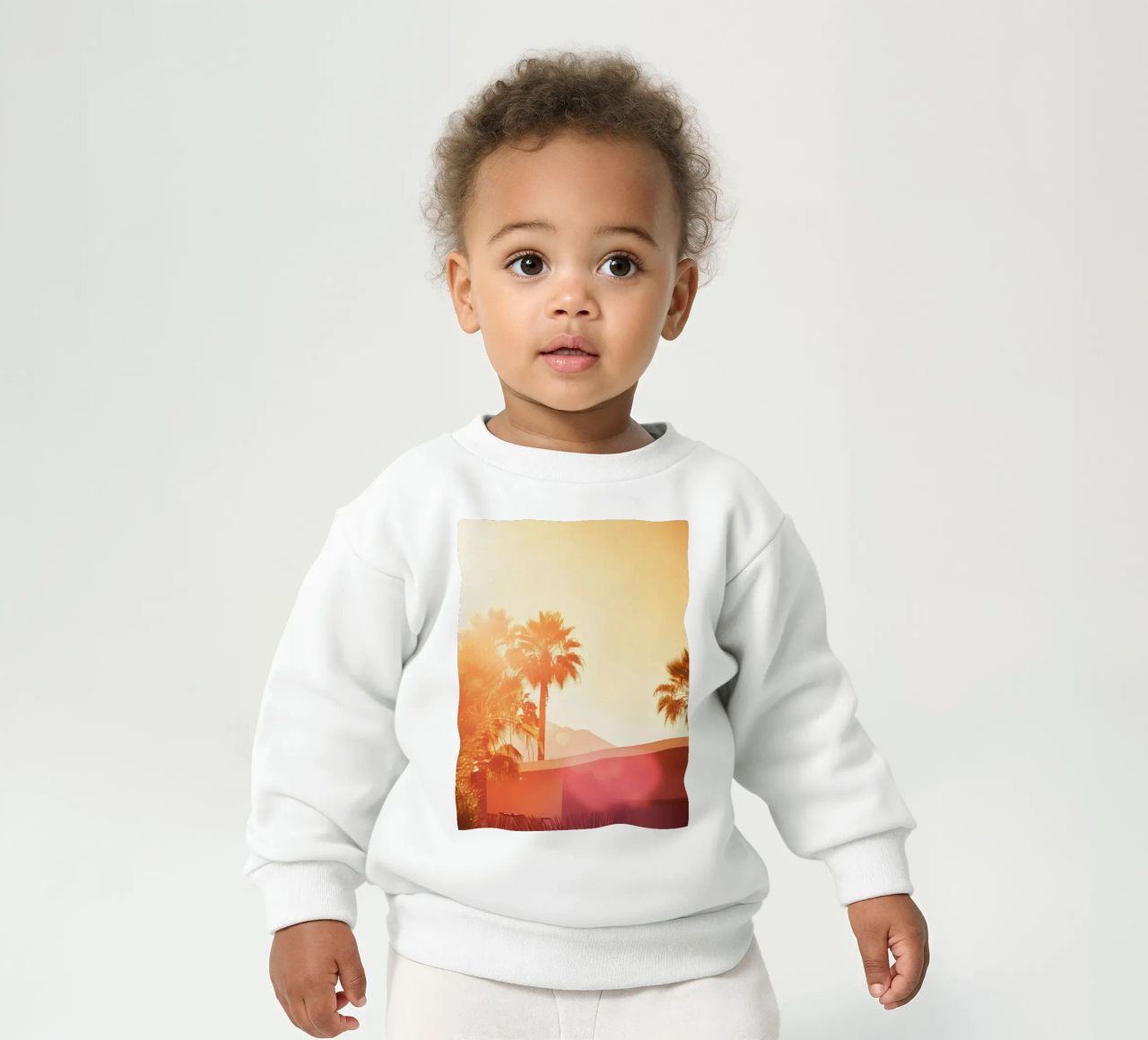 Palm Spring felpa neonato da Minimalistic