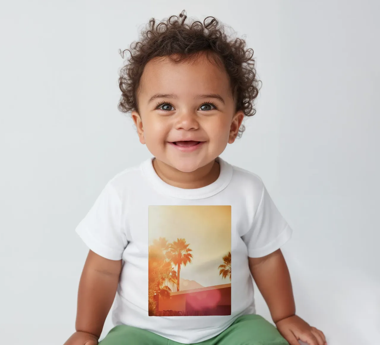 Palm Spring maglietta neonato da Minimalistic