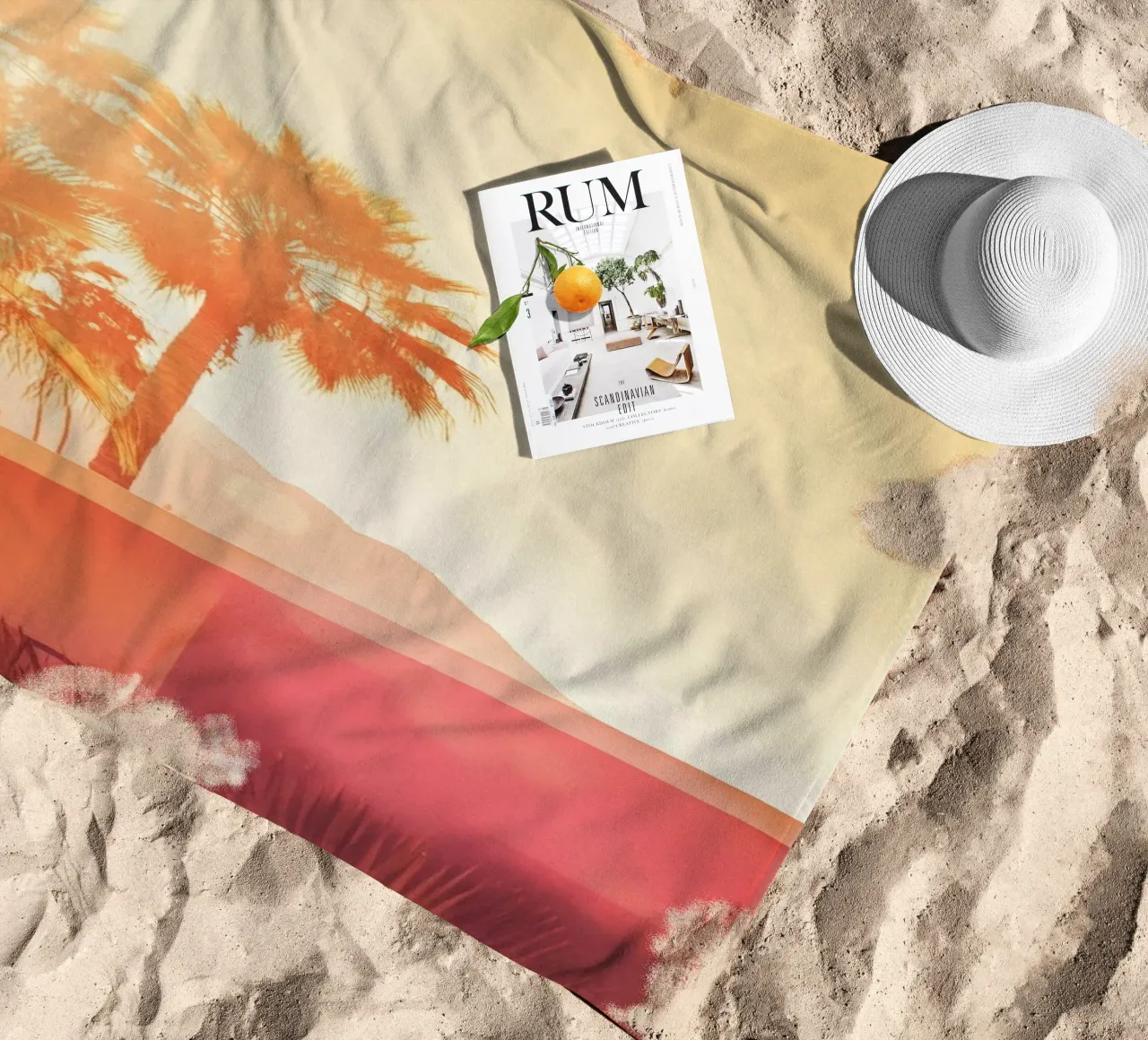 Palm Spring telo mare da Affiches Minimalistes