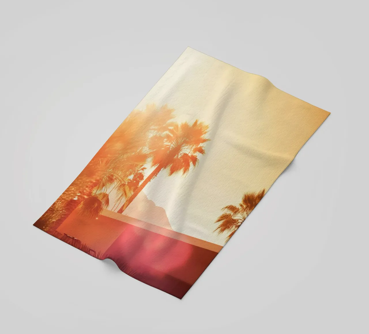 Palm Spring toalla de playa de Affiches Minimalistes