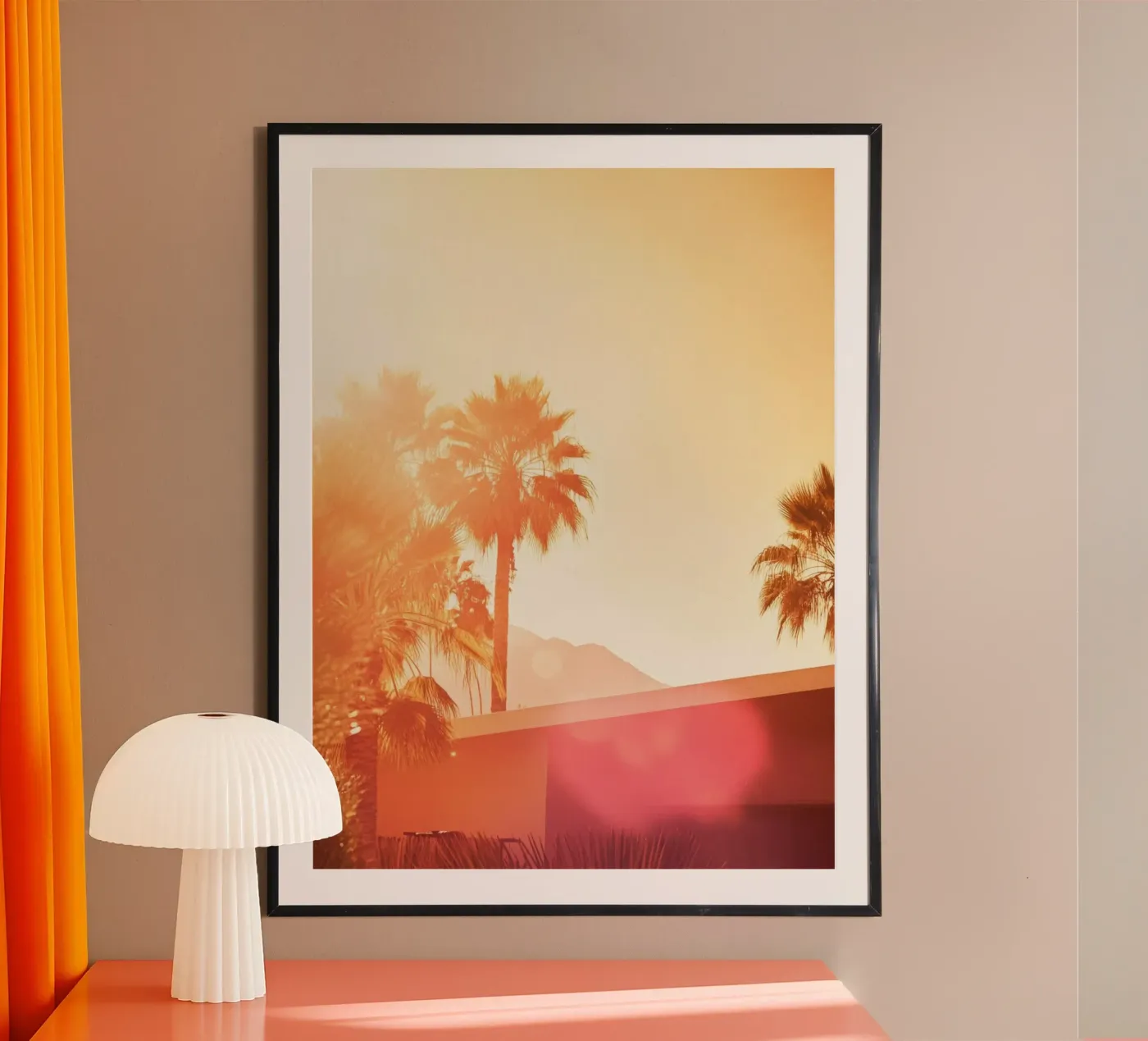 Palm Spring poster by Affiches Minimalistes
