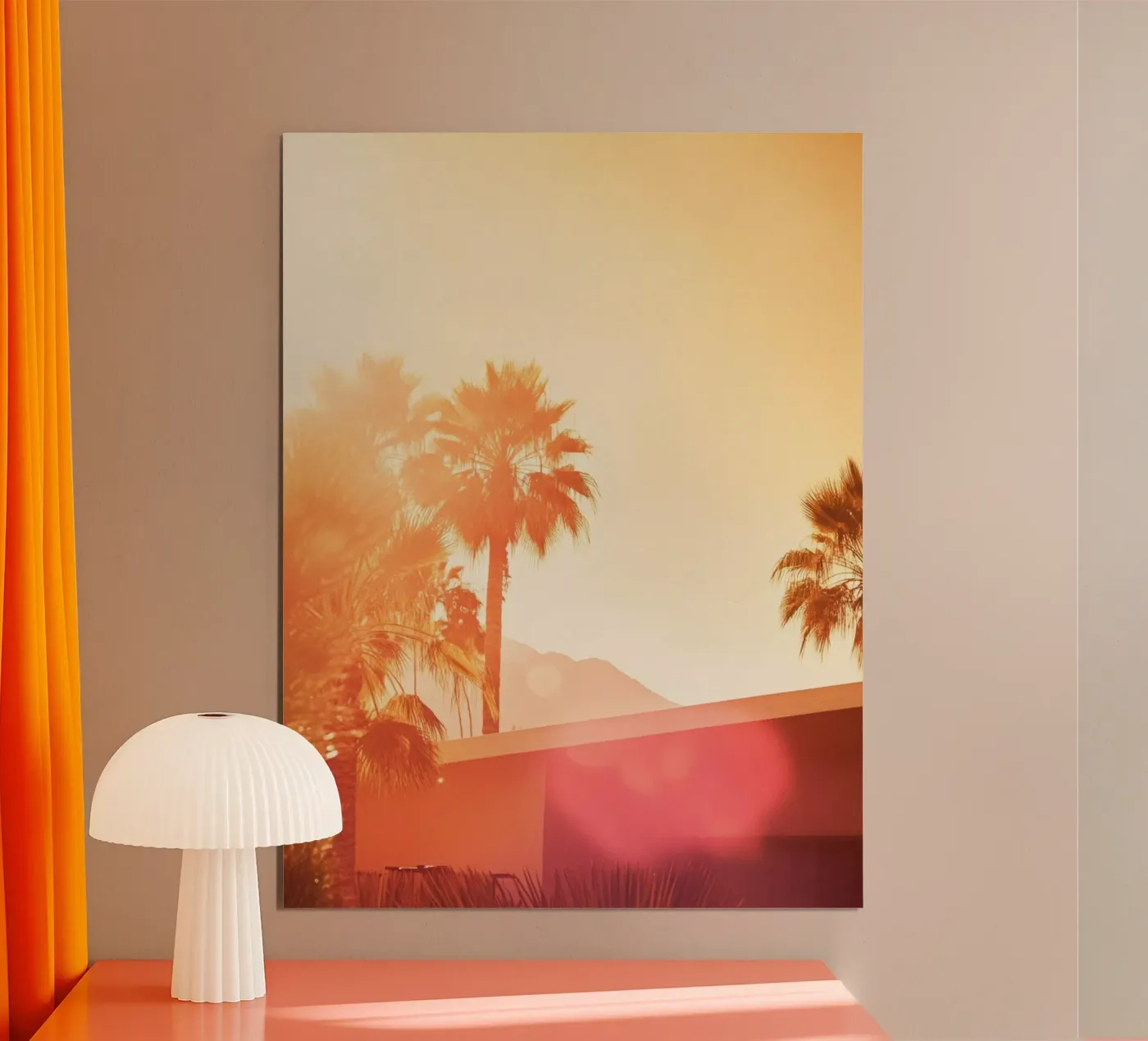 Palm Spring poster by Affiches Minimalistes