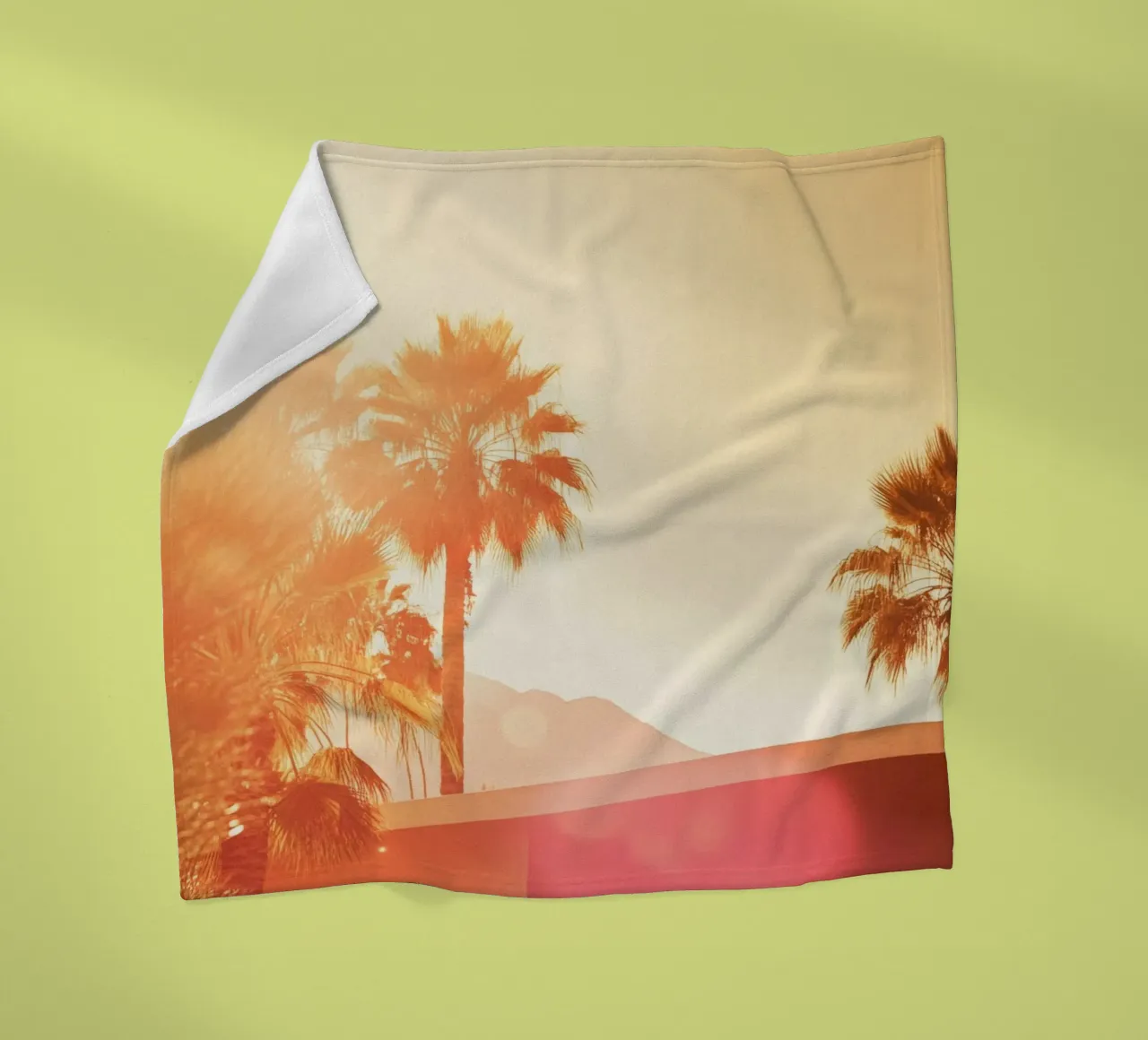 Palm Spring coperta in pile da Minimalistic