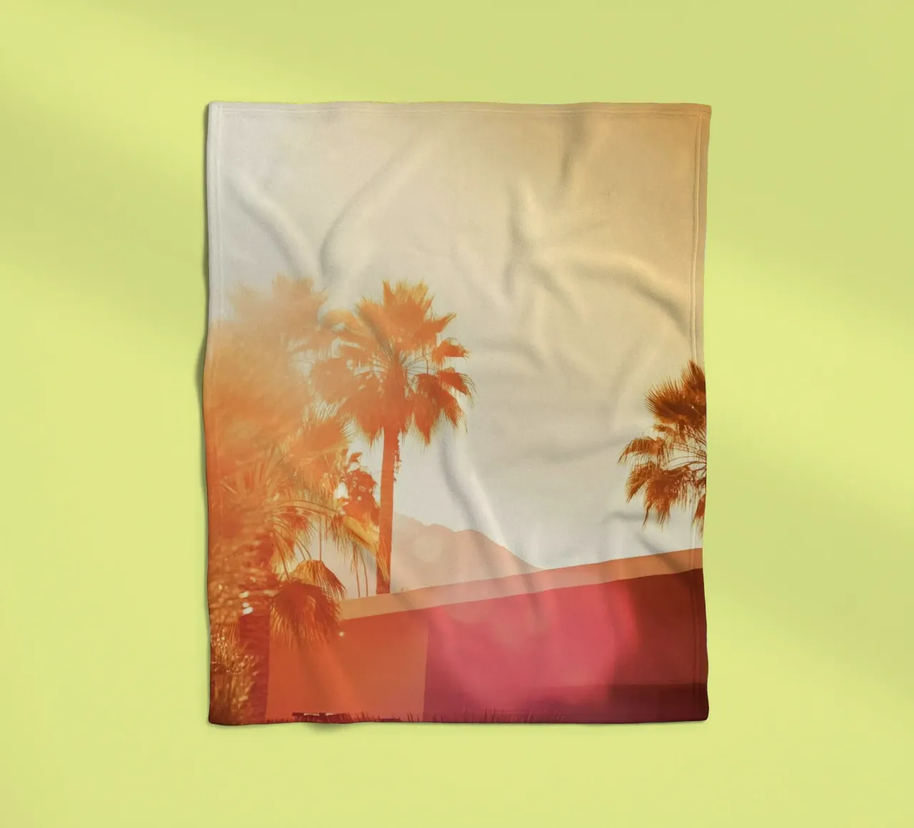 Palm Spring coperta in pile da Minimalistic
