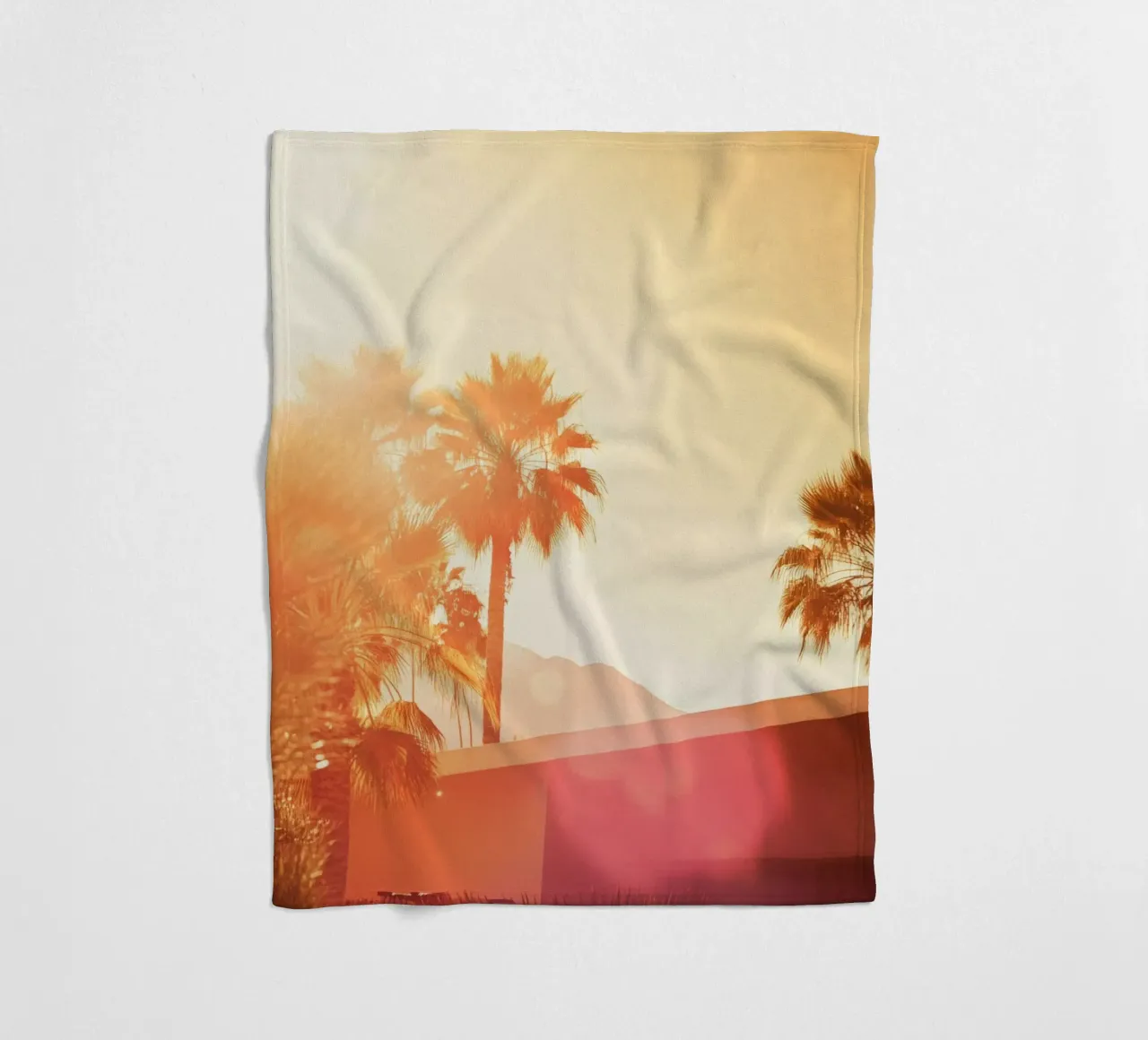 Palm Spring coperta in pile da Minimalistic