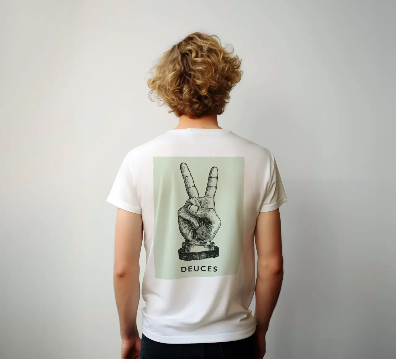 mano di pace dei due t-shirt da rapunsell