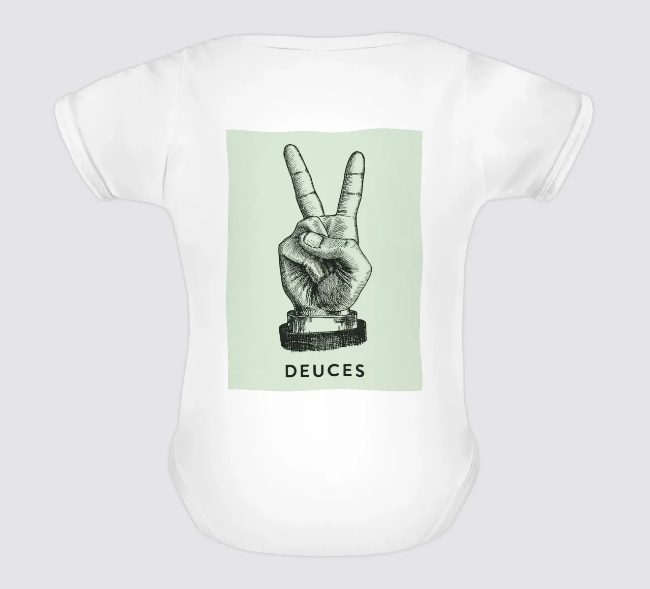 mano di pace dei due body neonato maniche corte da rapunsell