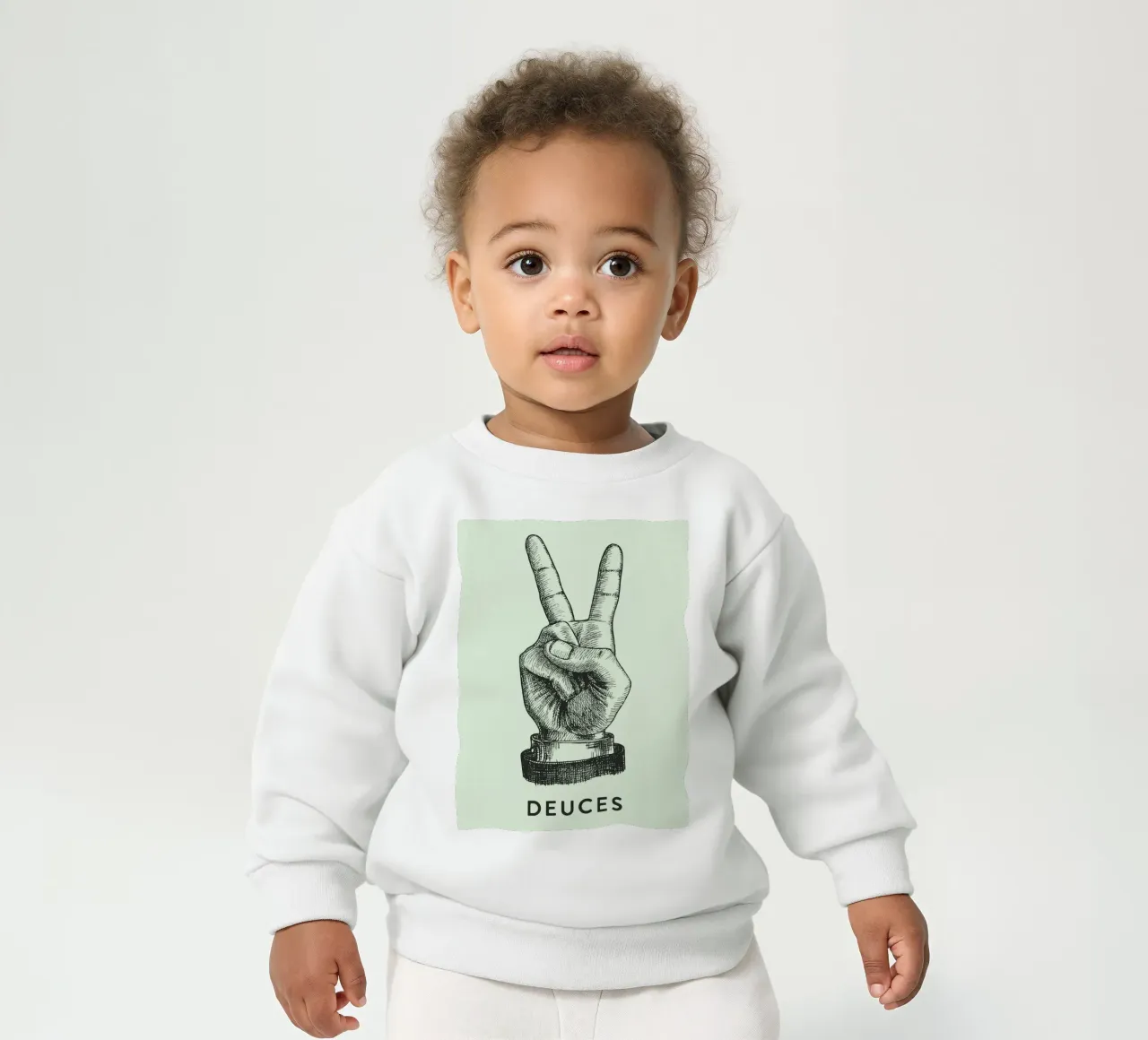 mano di pace dei due felpa neonato da rapunsell