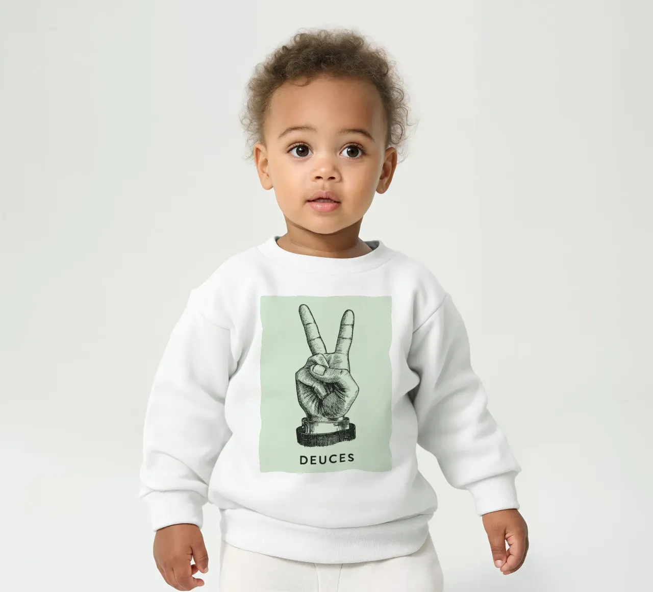 mano di pace dei due felpa neonato da rapunsell