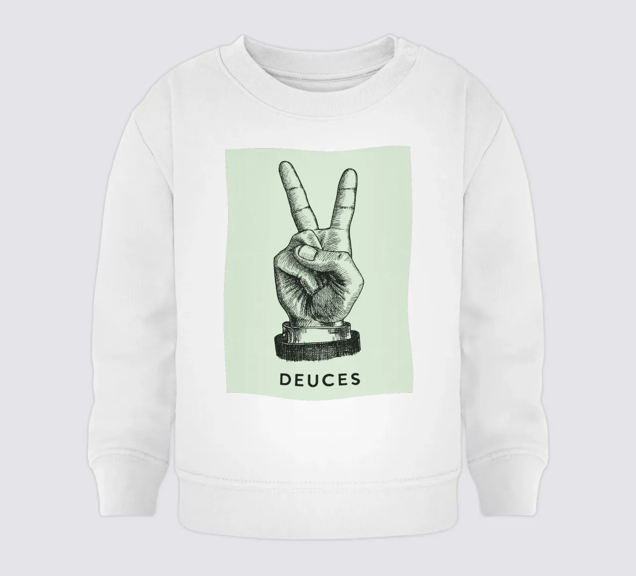 mano di pace dei due felpa neonato da rapunsell