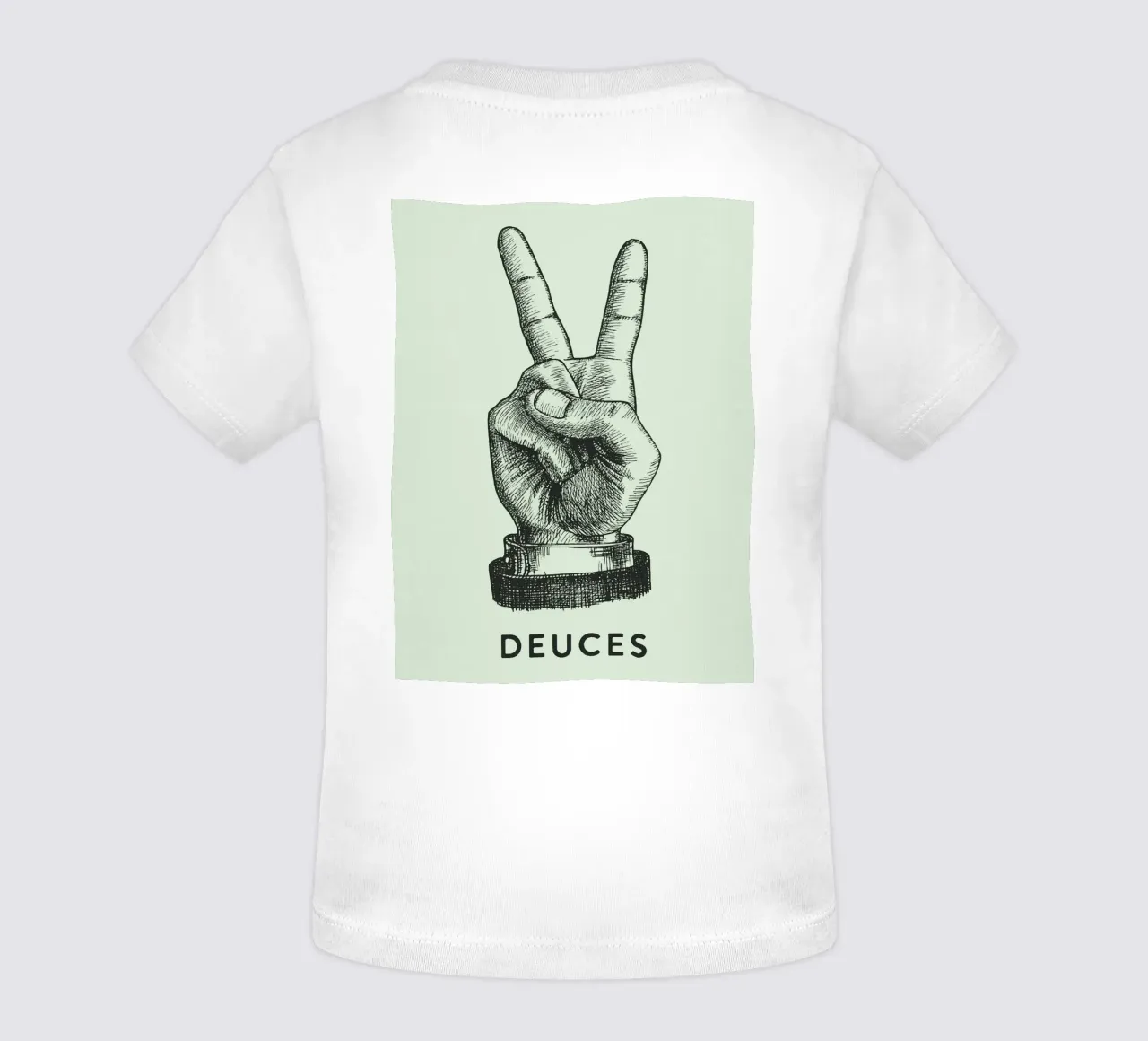 mano di pace dei due maglietta neonato da rapunsell