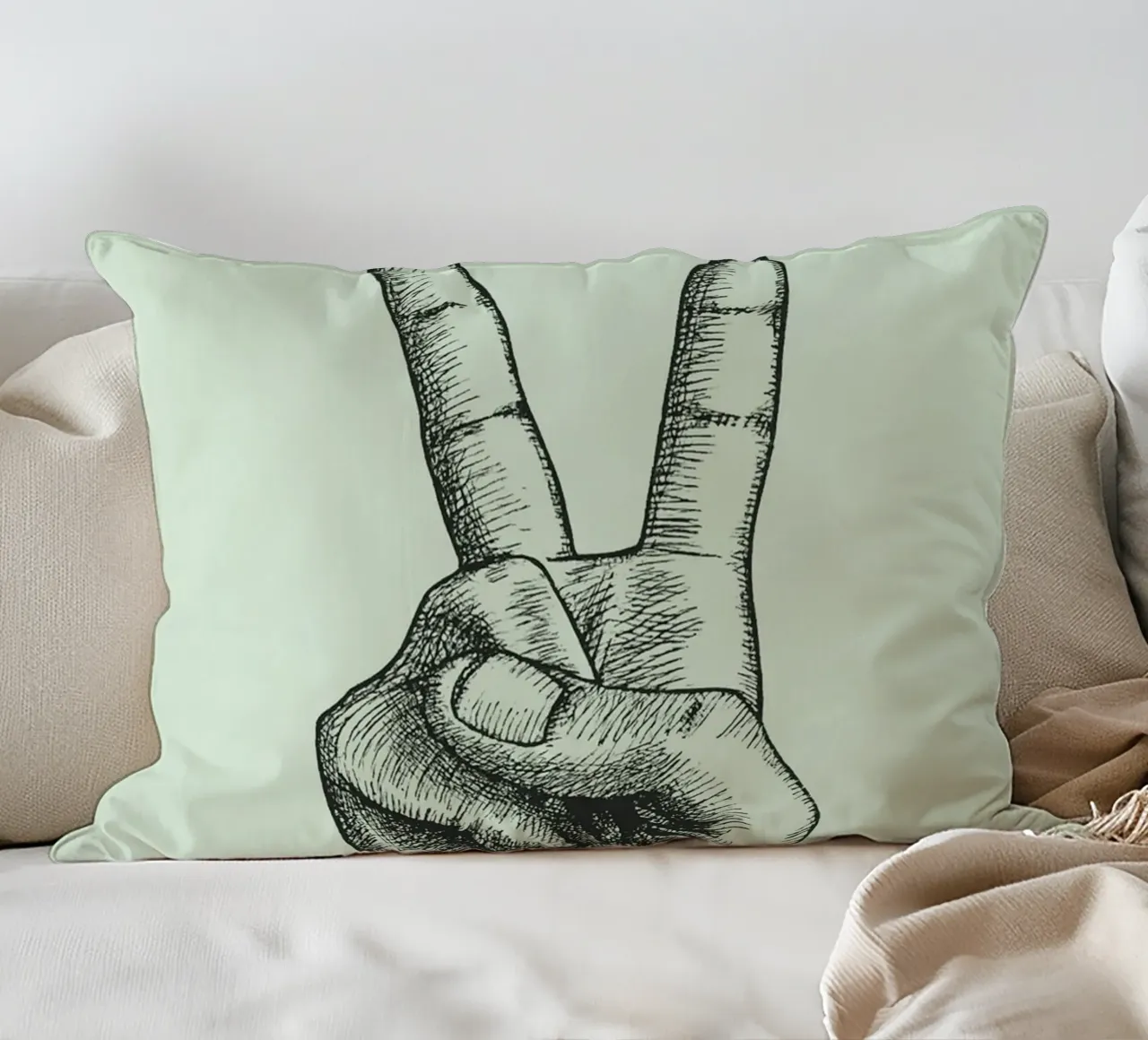 vredeshand tweeën kussen van rapunsell