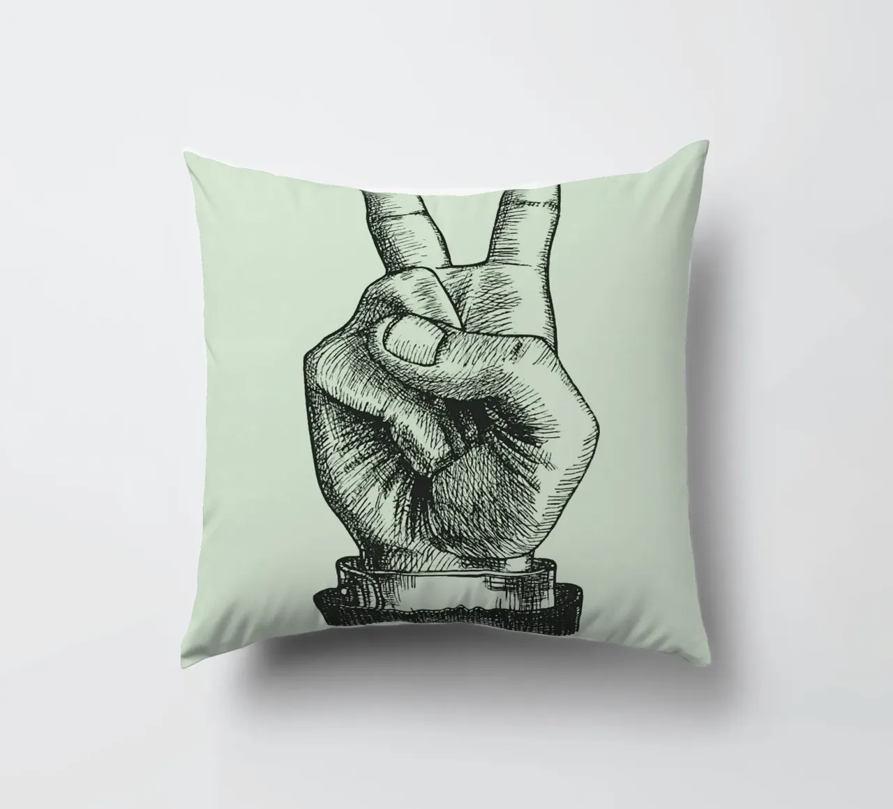 mano di pace dei due cuscino da rapunsell