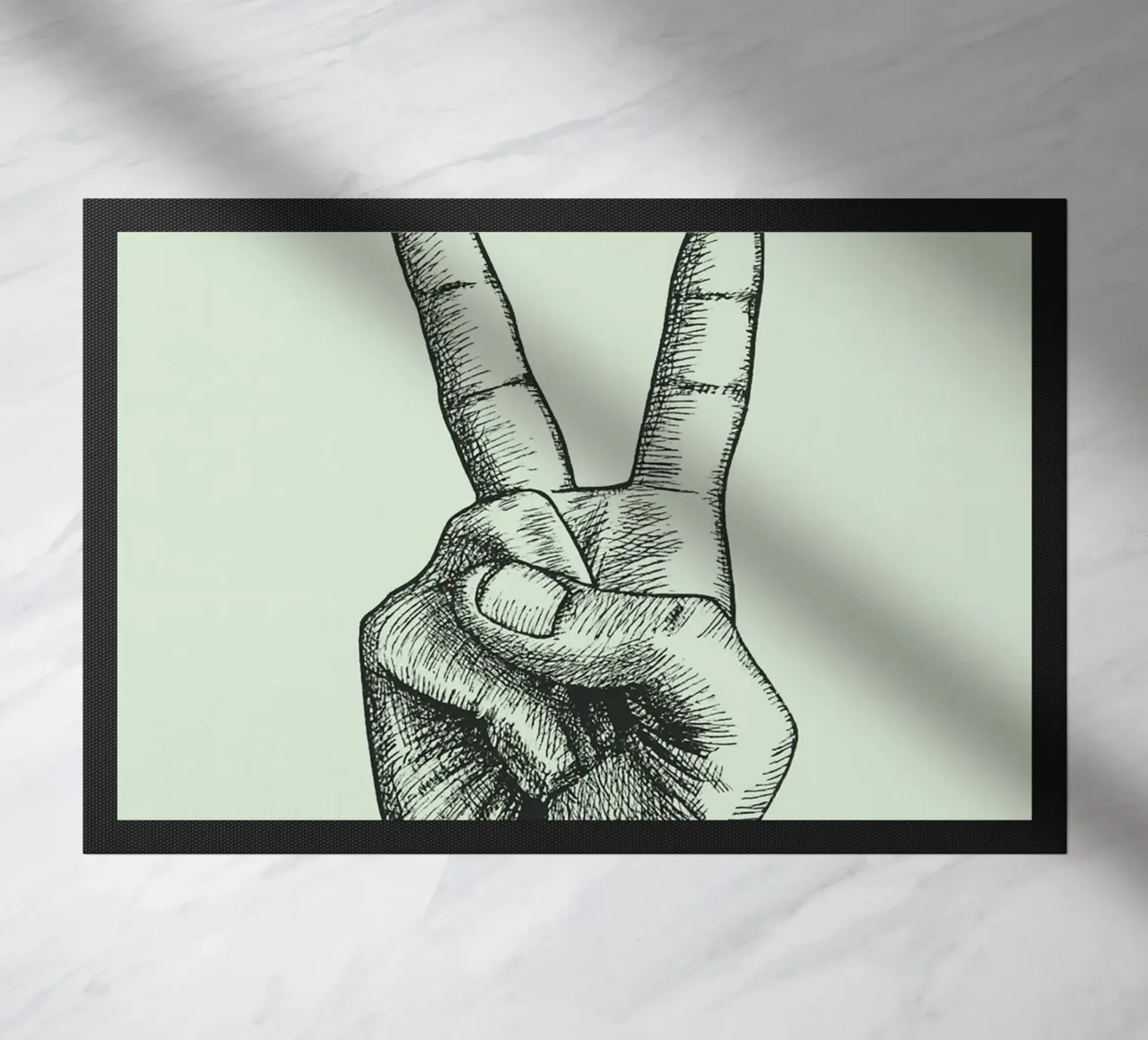 mano di pace dei due zerbino da rapunsell