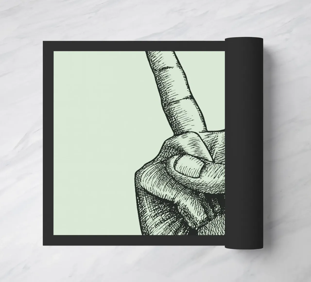 mano di pace dei due zerbino da rapunsell