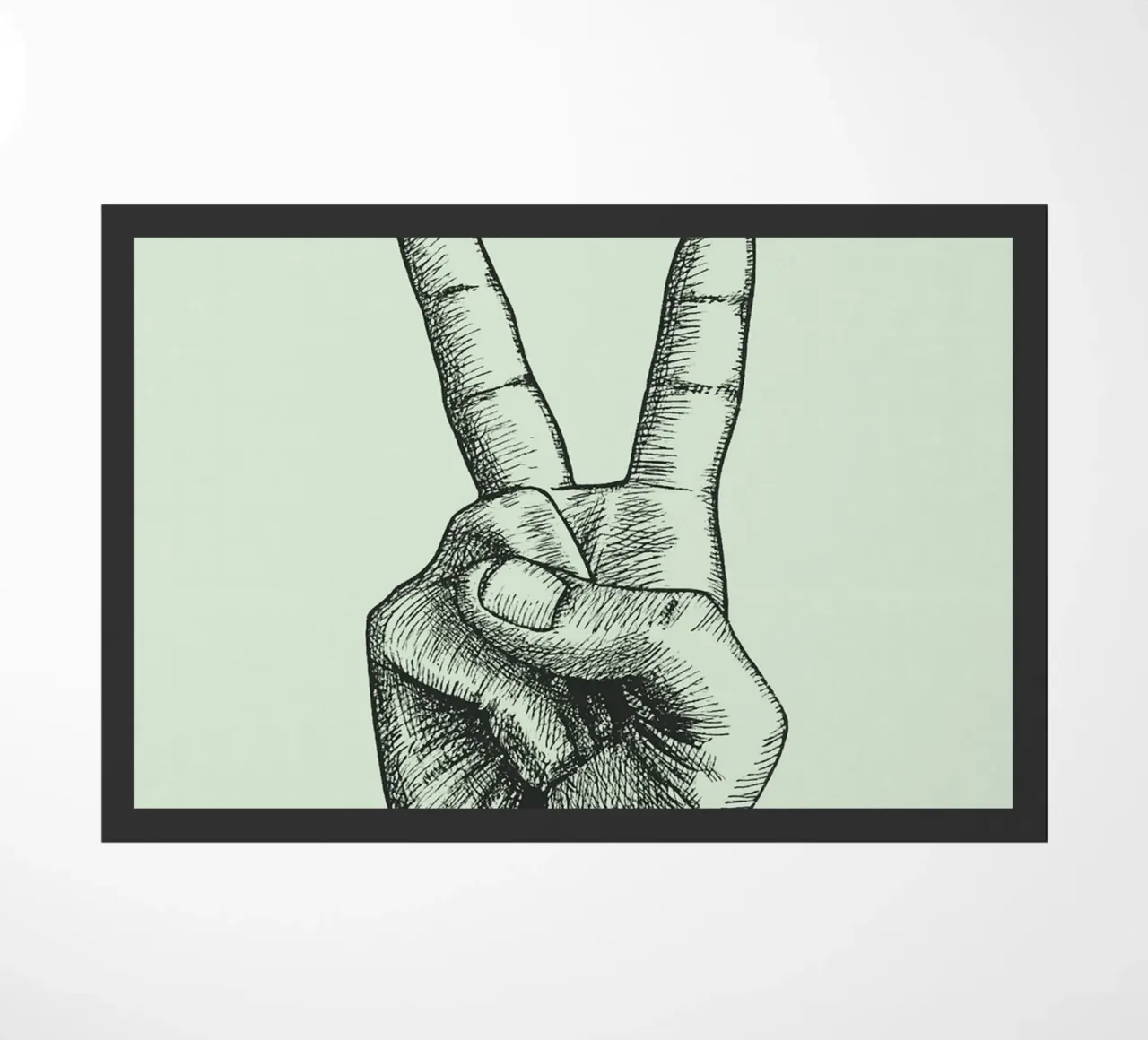 mano di pace dei due zerbino da rapunsell