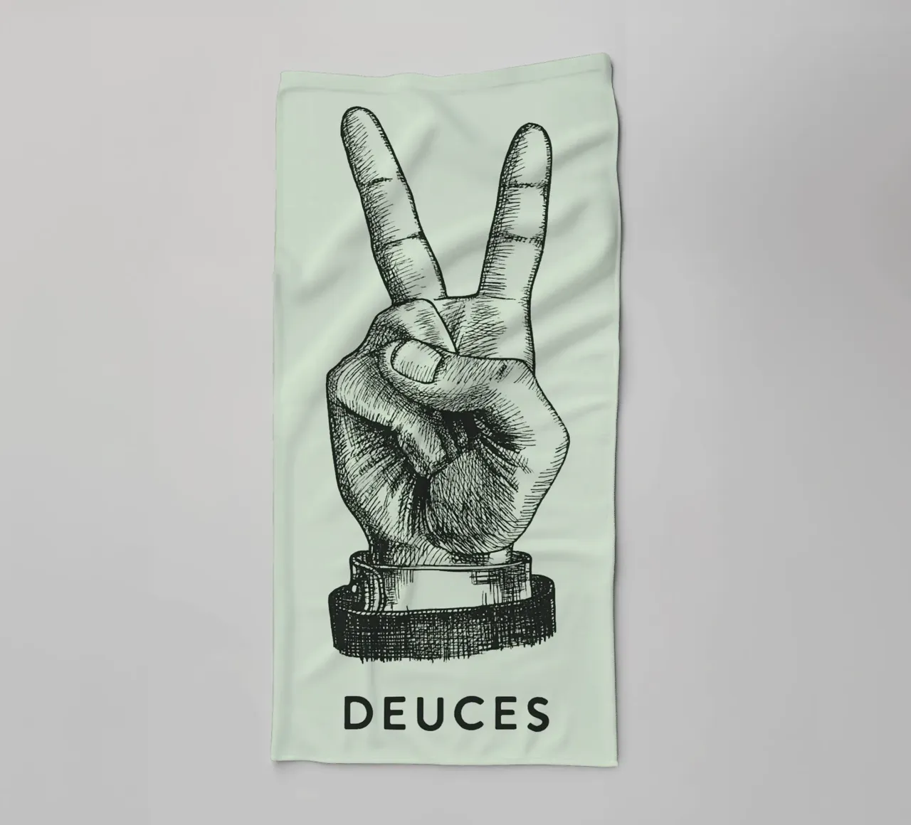 mano di pace dei due asciugamano da bagno da rapunsell