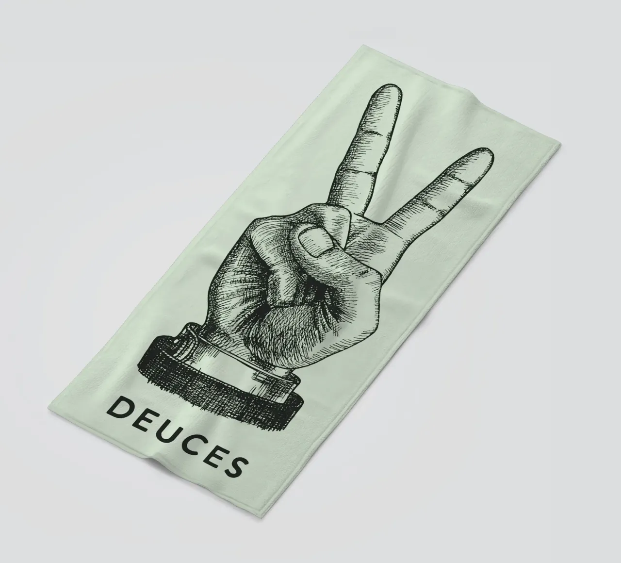 mano di pace dei due telo mare da rapunsell