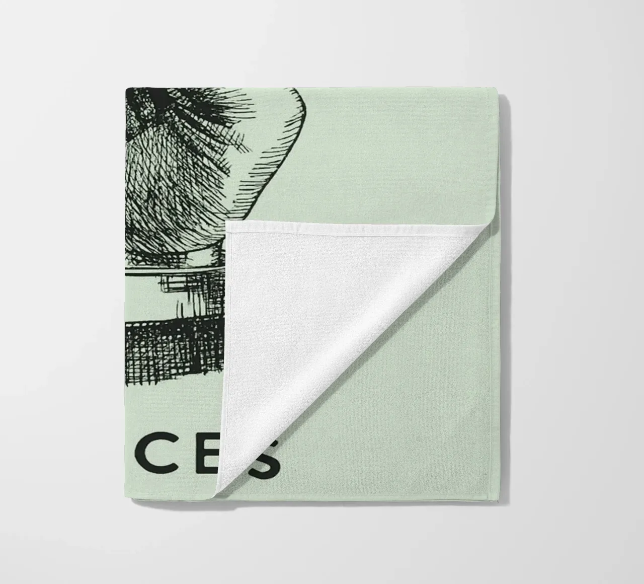 mano di pace dei due telo mare da rapunsell