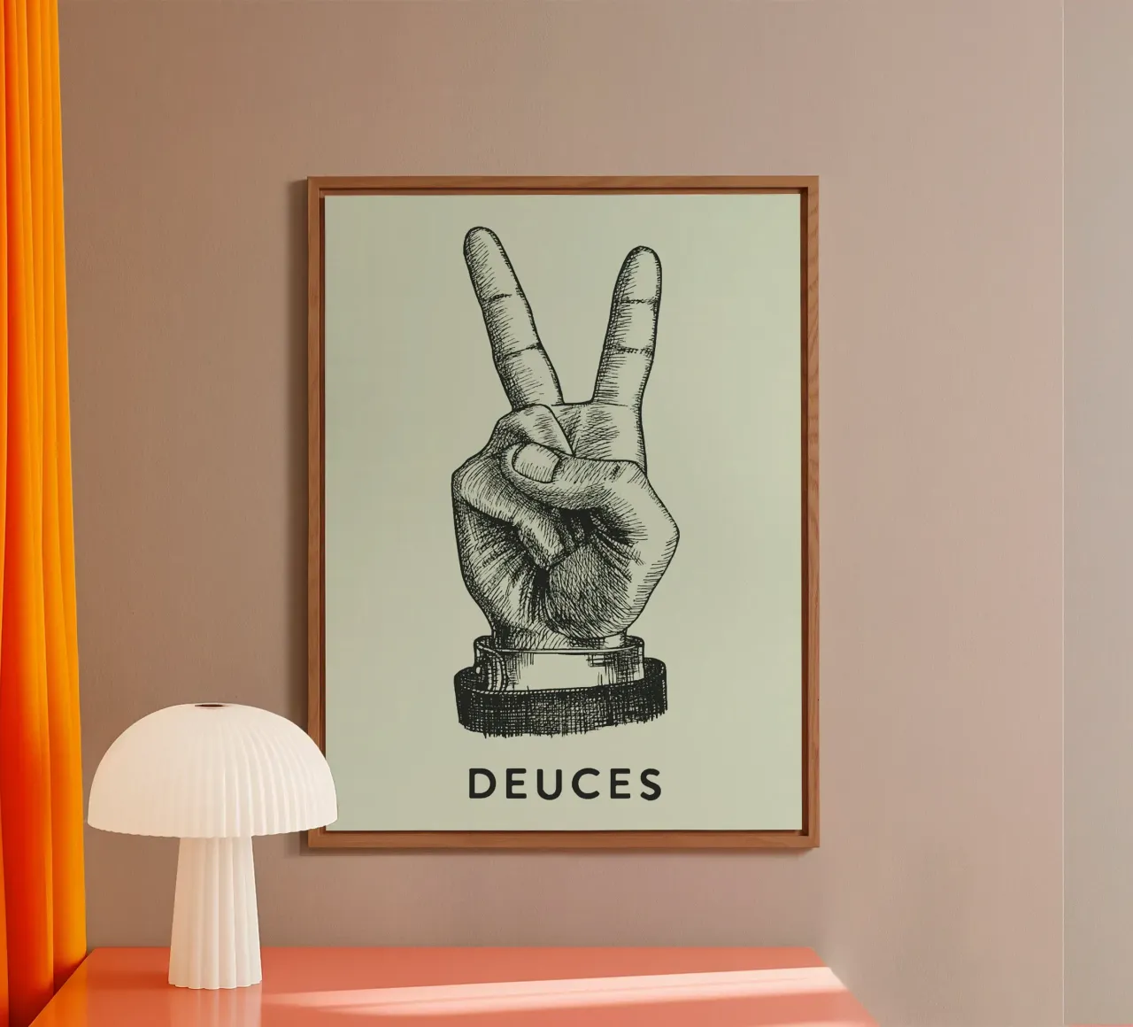 mano di pace dei due alluminio dibond da rapunsell