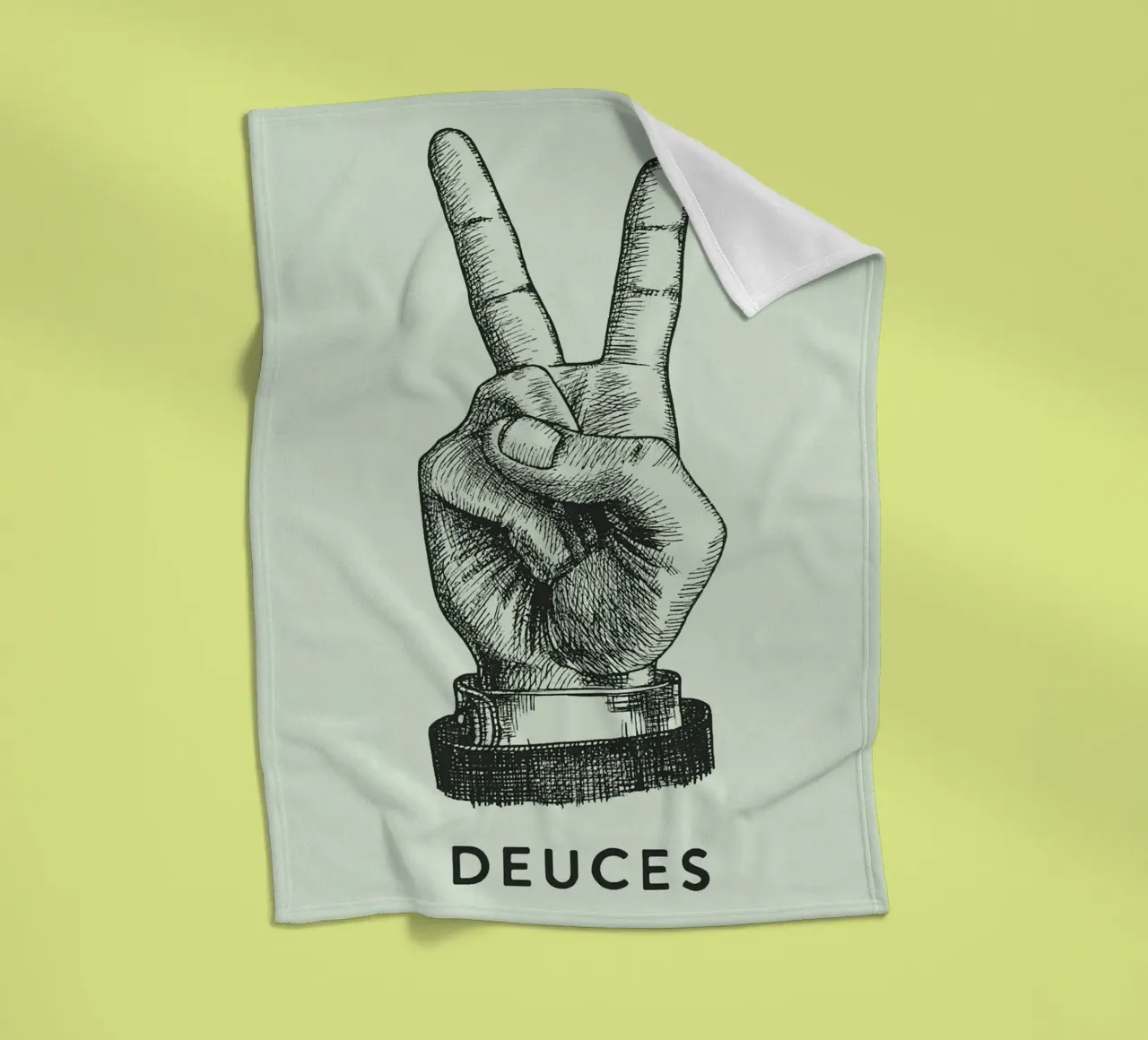 mano di pace dei due coperta in pile da rapunsell