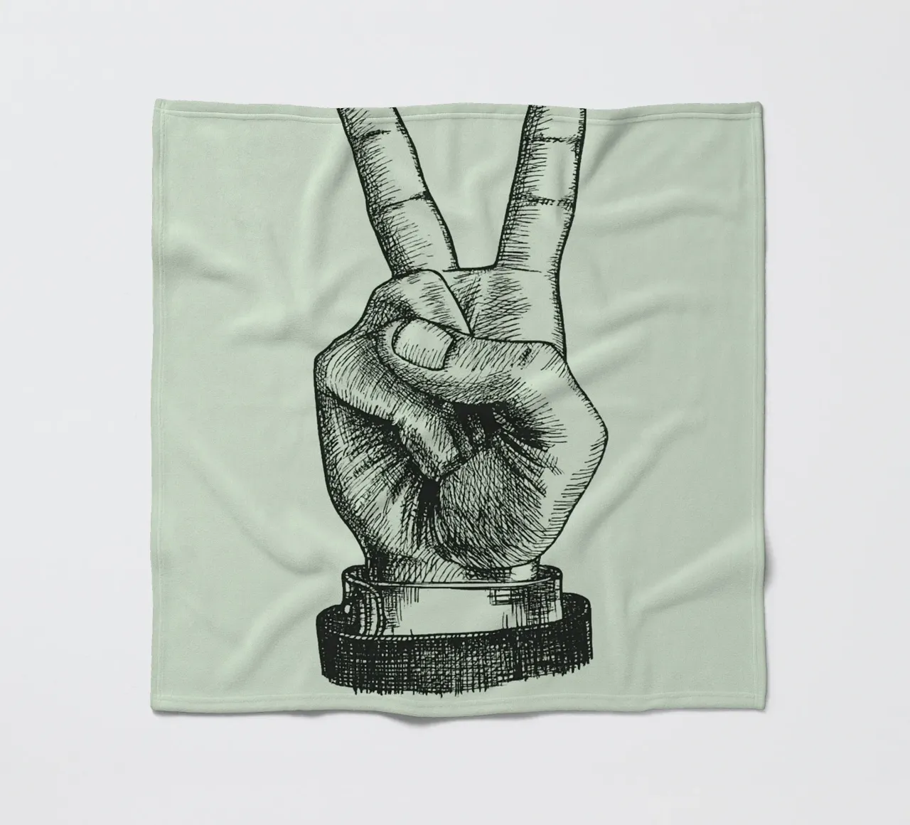 mano di pace dei due coperta in pile da rapunsell