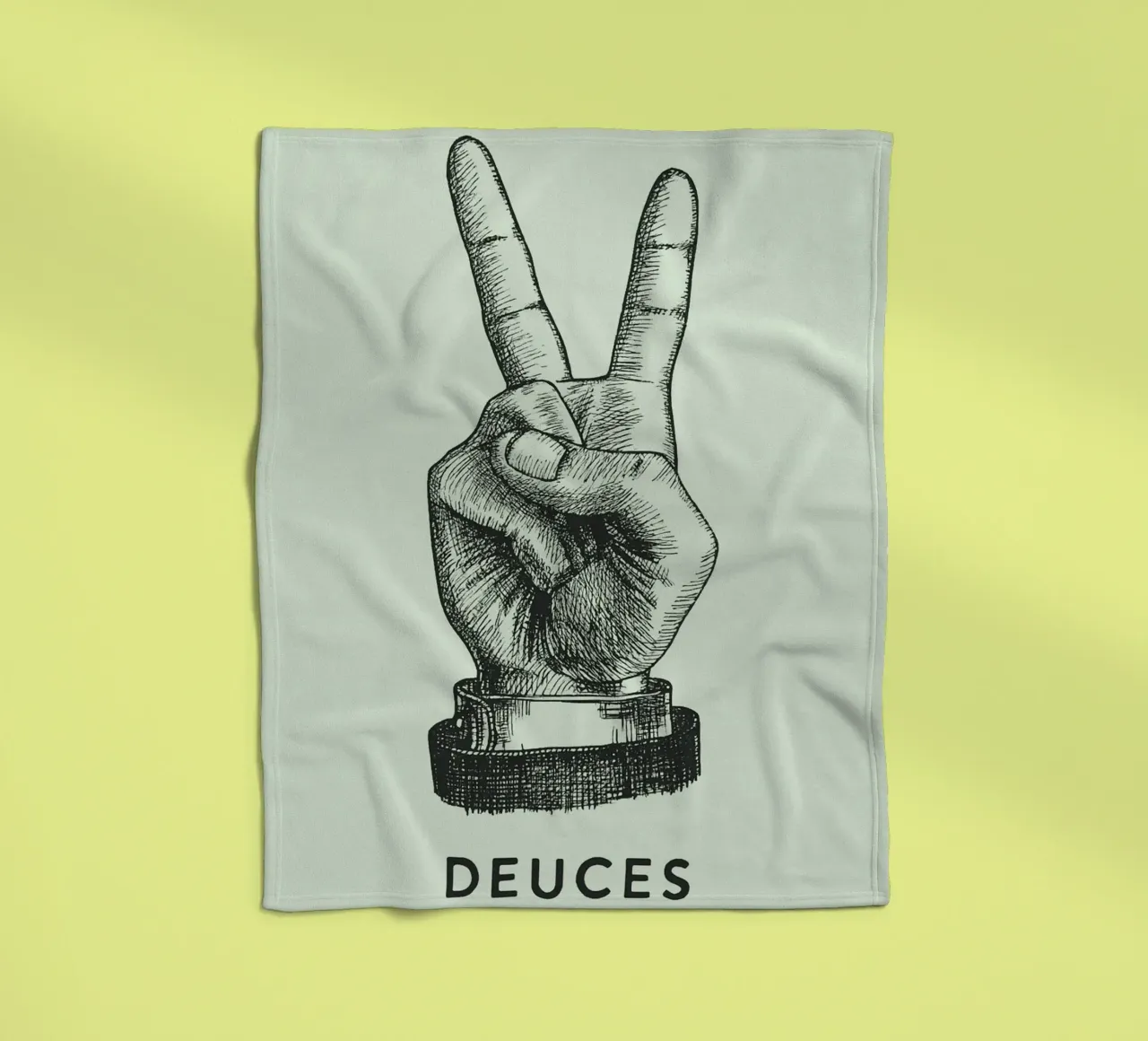 mano di pace dei due coperta in pile da rapunsell