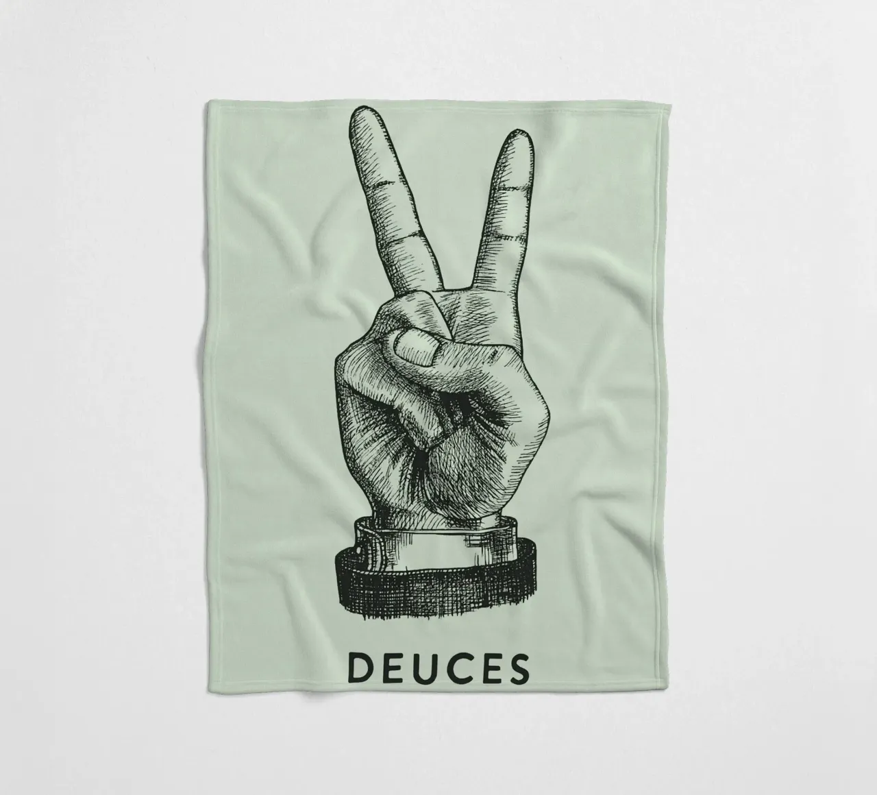 mano di pace dei due coperta in pile da rapunsell