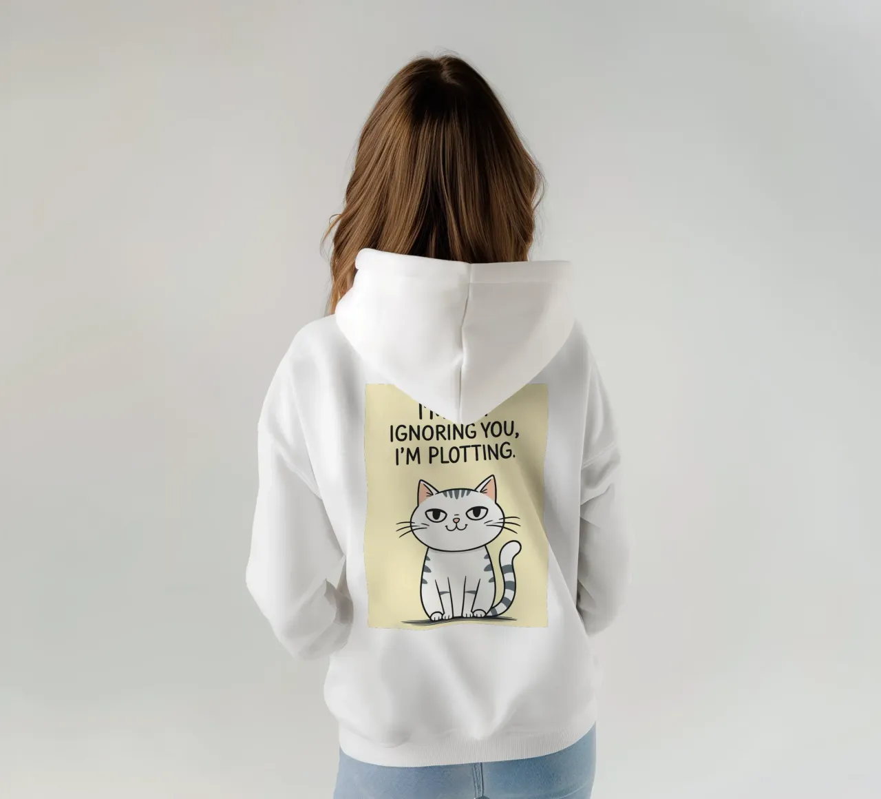 Non ti sto ignorando, sto complottando felpa con cappuccio da rapunsell