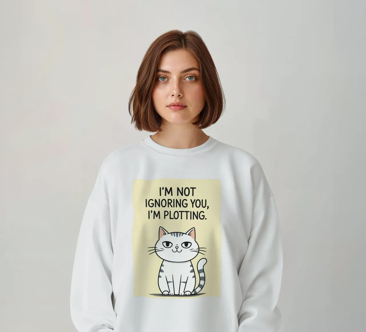 im not ignoring you im ploting sweatshirt by rapunsell