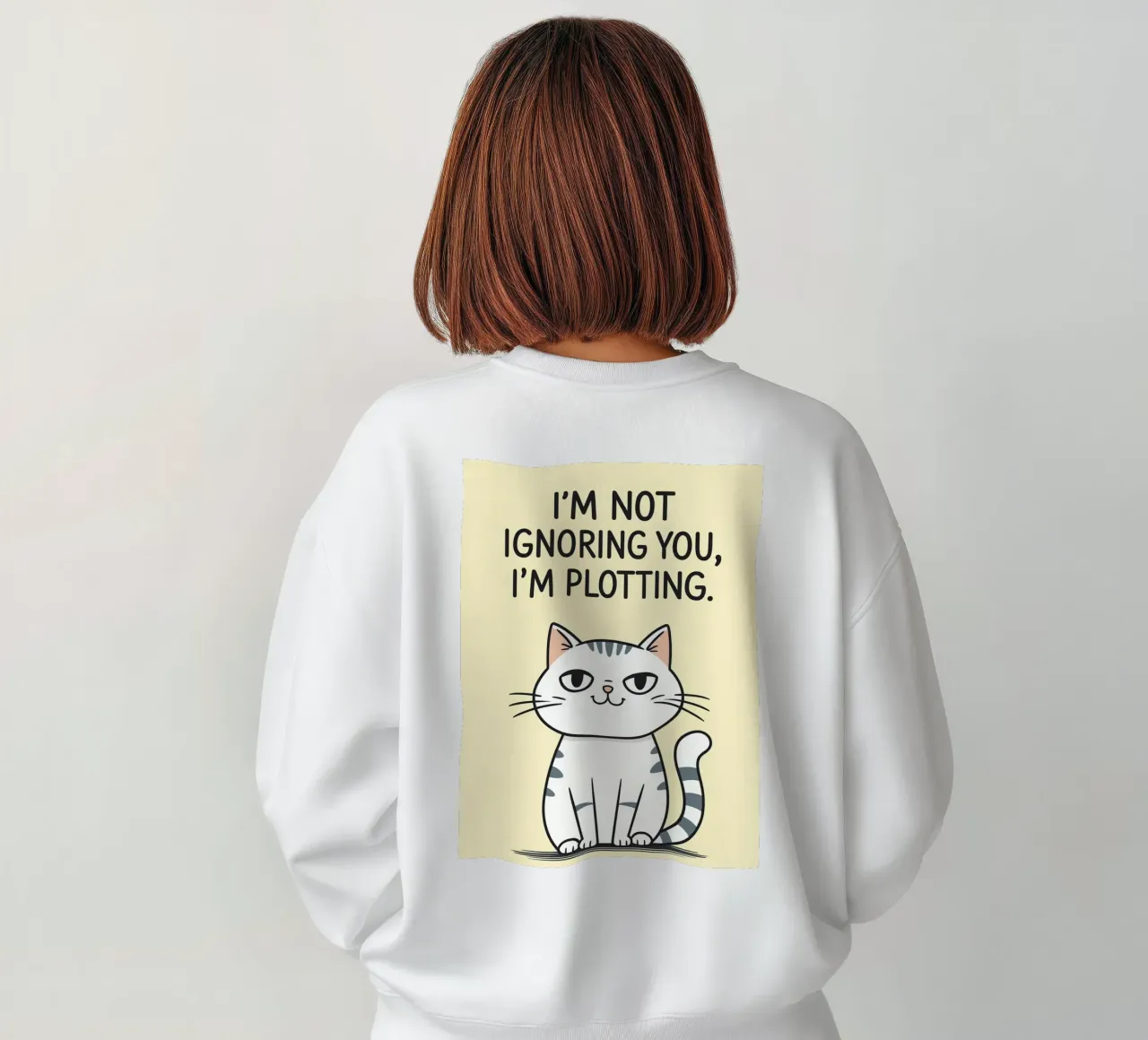 im not ignoring you im ploting sweatshirt by rapunsell