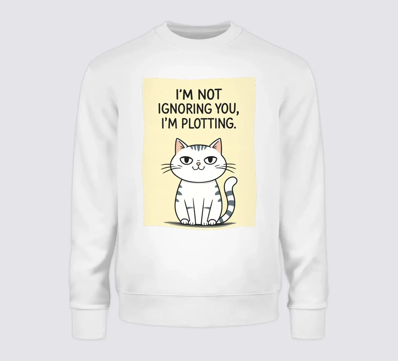 im not ignoring you im ploting sweatshirt by rapunsell