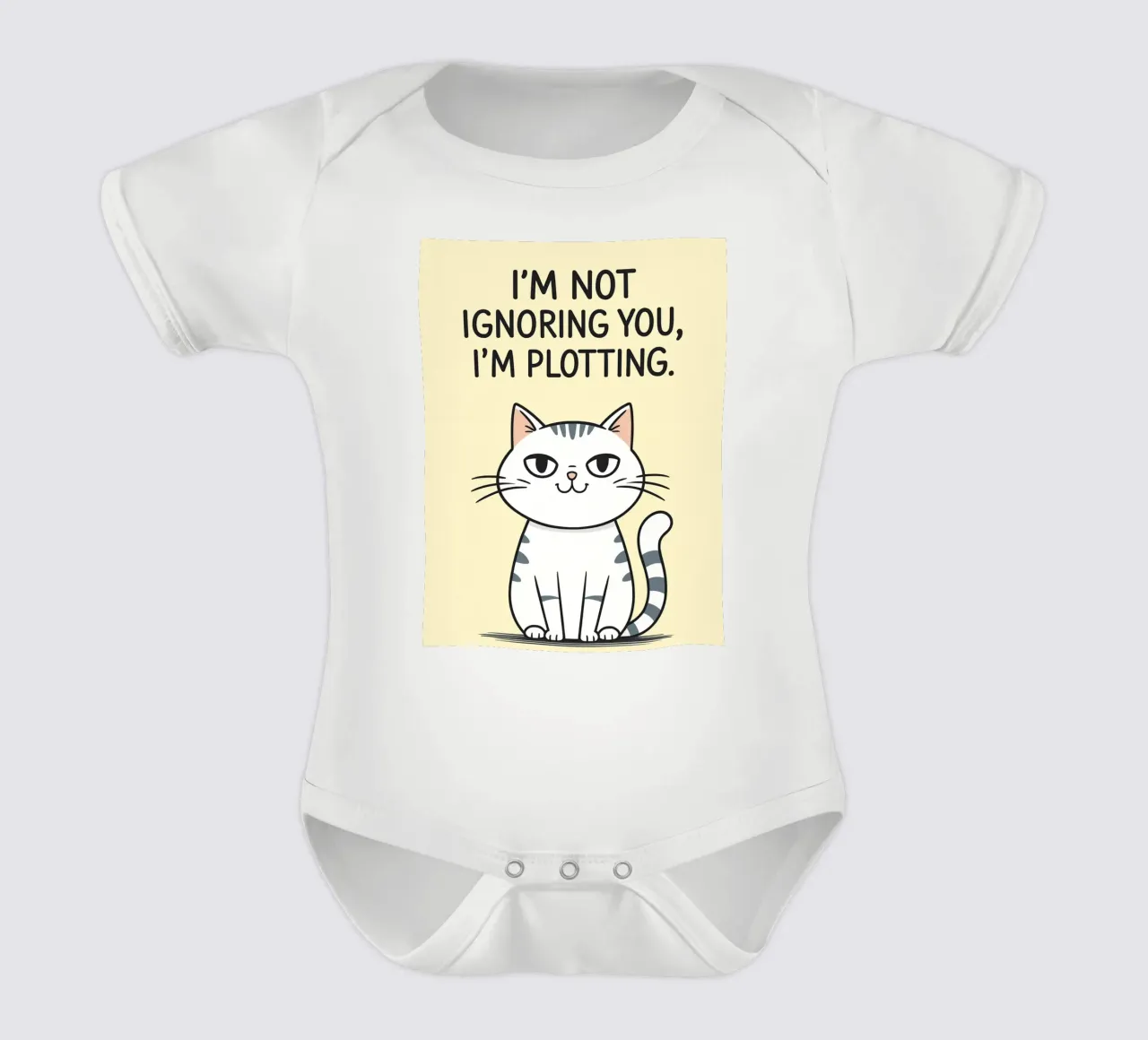 Non ti sto ignorando, sto complottando body neonato maniche corte da rapunsell