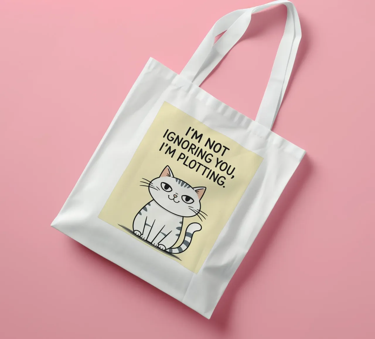 Non ti sto ignorando, sto complottando borsa in juta da rapunsell