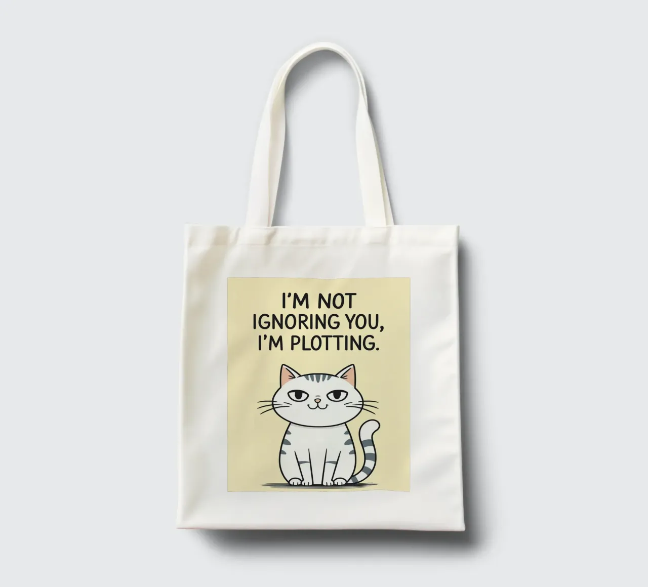 Non ti sto ignorando, sto complottando borsa in juta da rapunsell