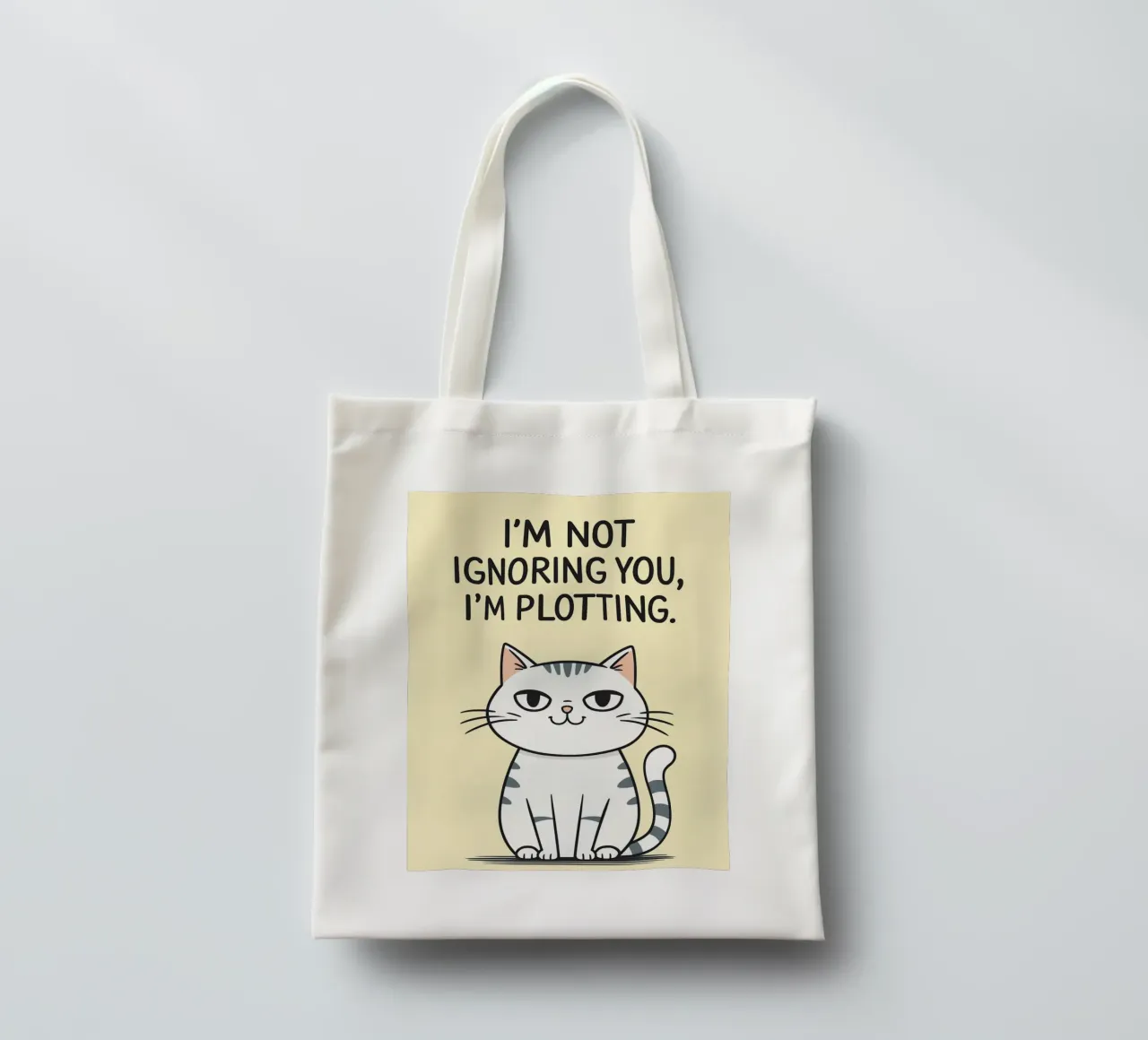 Non ti sto ignorando, sto complottando borsa in juta da rapunsell