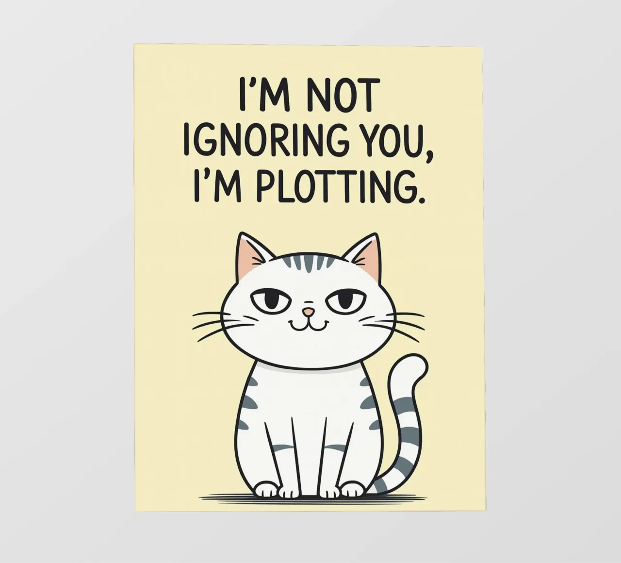 Non ti sto ignorando, sto complottando pellicola backlit da rapunsell